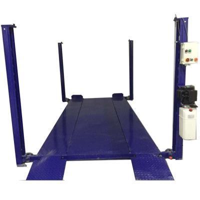 China 4 Stack Car Equipment CE Approved Rotary Post 2 Floor Car Lift Parking Lift System For 2 Cars 3600kg for sale