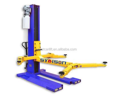 China Cheap prices single column one post hydraulic car lift for sale 2500kg for sale