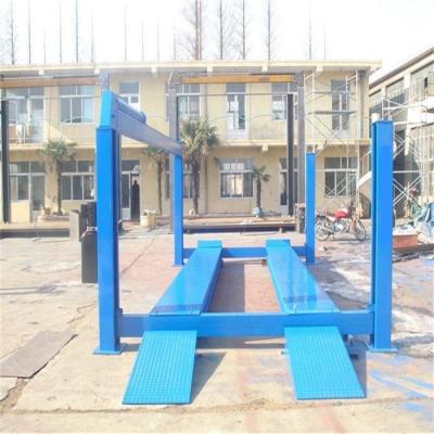 China four 4 post lift 8,10,12,16 ton truck car lift 6860*3810*2410 for sale