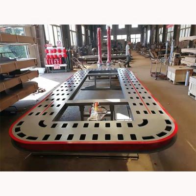 China Automatic Manganese Steel Chassis Machine / Car Frame Straightening Bench / Stand / Tool for sale