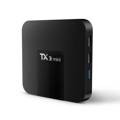 China best 8K TV box with Android 9.0 MINI system TX3 for sale