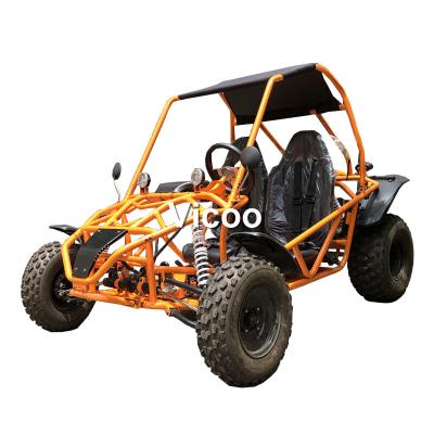 China Vicoo 200cc Air Cooled Gasoline Buggy Go Kart 2 Seat Adults Go Kart 18*7-8 / 18*9.5-8 for sale