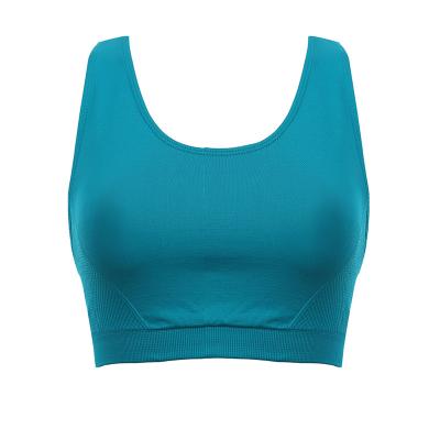 China OEM Breathable Double Layers Women Seamless Sports Bra for sale