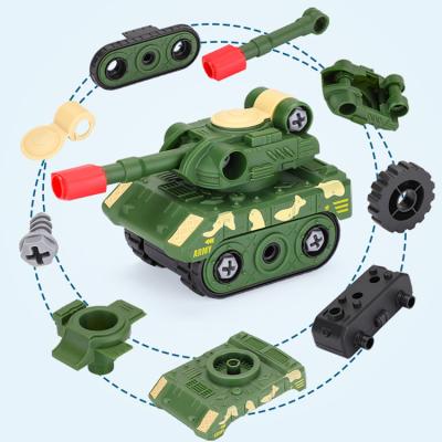 China Toy Factory Price Children's Toy Military Model Car Set Die Casting Detachable Toys for sale