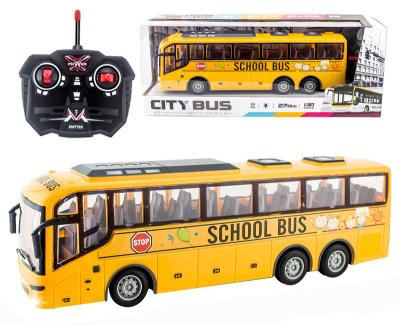 China RC Model Factory Price Remote Control Bus With Light Weight Remote Control Car Children's Toy Car for sale