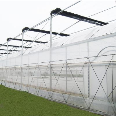 China PE Film Frame Multi-span Agricultural Greenhouses Hot Dip Galvanized Sun-shading Or Heat Insulation Steel Pipe System 18961011667 for sale