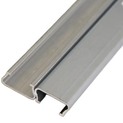 China Aluminum fix film lock channal greenhouse profile film lock Channel lock profile for sale