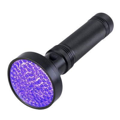 China 100LED Patent Appearance Patent Appearance Light Photo Flashlight Tweezers Purple Pet Flashlight Camping UV Electric Torch for sale