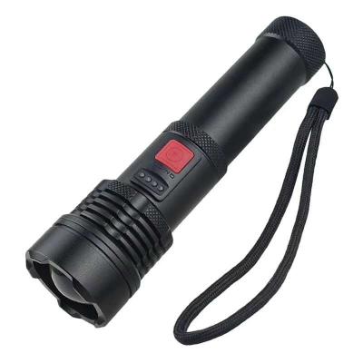 China Camping 5 Modes Flashlight XHP50 Lamp Bead Shine Lighting Flashlight USB Charging Power Display for sale