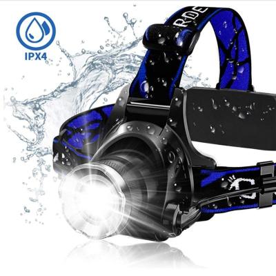 China 2000lm XMLT6 Head Moving Light Lamp Beads Aluminum Alloy Fashion Far Capability Fill Headlight Shine Waterproof LED Headlight for sale