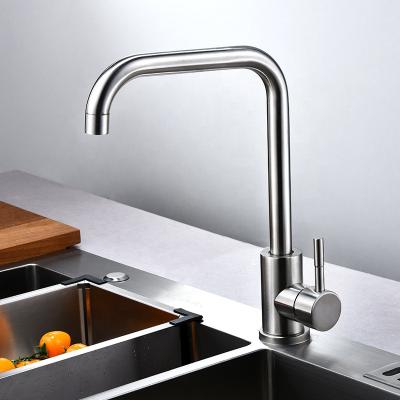 China 2021 water faucet 304 stainless steel thermostatic kitchen faucets modern kichen brass kitchen mixer sink faucets kitchen faucets for sale