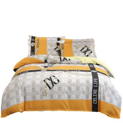 China New Design Size And Color Nondisposable Cashmere Fabric Keep Warm Duvet Cover Set Bedding for sale