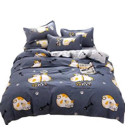 China Nondisposable Cute Number Pattern Polyester Free Samples Fashionable Bed Sheets Blanket Comforter Quilt For Living Quarters for sale