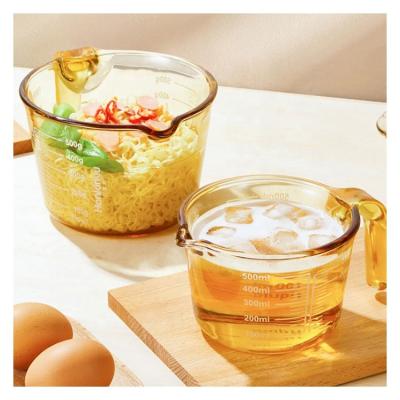 China Sustainable Kitchen Tools Bakeware Digital Glass Measuring Cup Baking Glass Measuring Cup Set for sale