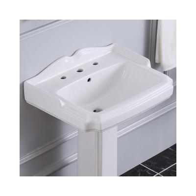 China Factory direct sale best ceramic white bathroom ware sanitary basin for sale