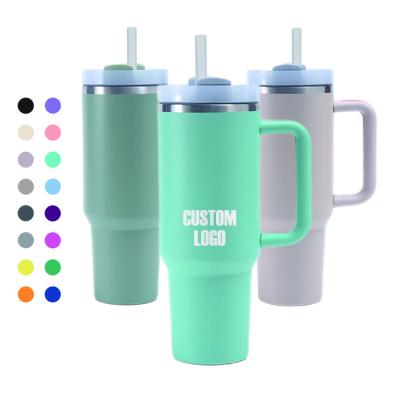 China Viable Customize 40oz 40oz Adventure Fire Extinguisher Mug Stanleys Vacuum Insulated Travel Cup With Handle Straw Lid H2.0 for sale