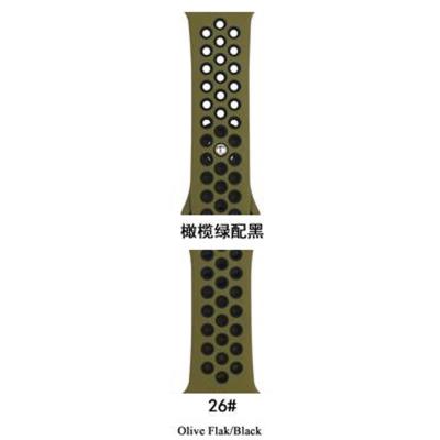 China ShanHai Silicone Sports Rubber Soft Strap For iWatch Band 38mm 40mm 42mm 44mm S/M M/L For Series 5/4/3/2/1 for sale