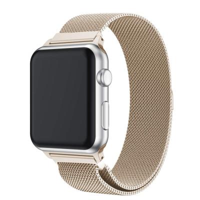 China ShanHai Stainless Steel For Apple Watch Bands 38mm/40mm 42mm/44mm Bands Replacement Milanese Loop Strap For iWatch Series 5 4 3 2 1 for sale