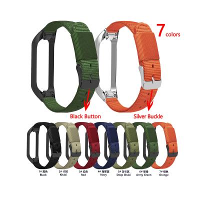 China Smart Fabric ShanHai Wristband Wrist Strap For Samsung Galaxy Fit Sport 2 SM-R220 Canvas Woven Watch Band For Galaxy Band Fit2 for sale