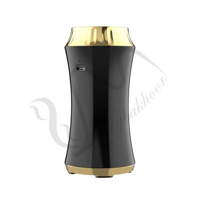 China New original electric bakhoor electric portable hand black design censer Arabic censer for sale