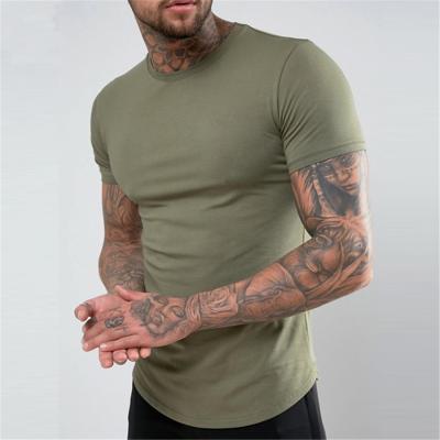 China OEM T-shirts 2021 anti-pilling t-shirt fit 100% hemp anti-pilling t-shirt wholesale thin simple green heavy cotton white quick dry for sale