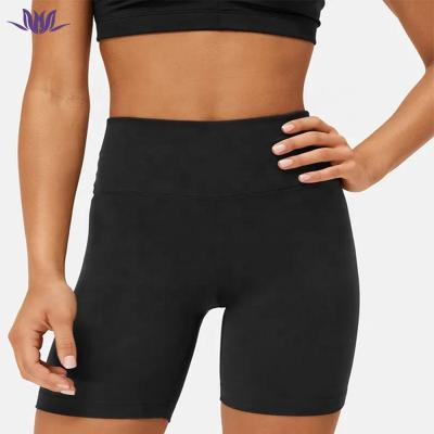 China Logo Fitness Yoga Wear Fabric Breathable Custom Breathable Shorts Comfortable Yoga Shorts For Women for sale