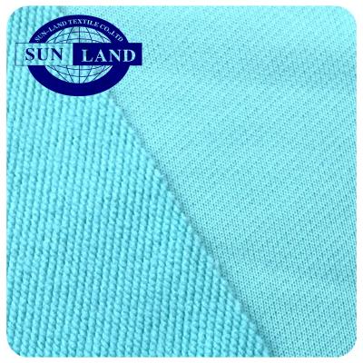 China Heavyweight Hoodie Basic Apparel Wicking Spring Sports T-shirt No Stretch 100% Polyester Twill Terry Knit Tank Top Fabric for sale