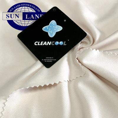 China 50D Nano Silver Antistatic Antibacterial Antimicrobial Antistatic 50D Dry Fit Eyelet Mesh Fabric Quick Dry Mesh Fabric for sale