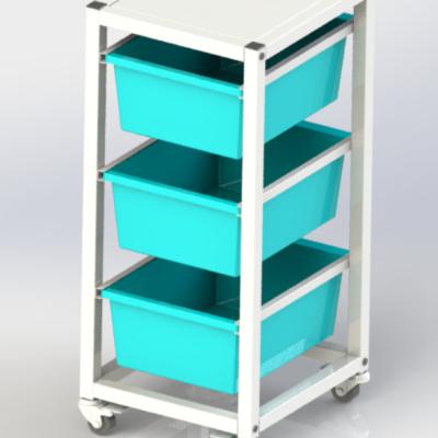 China CLASSIC Organizing Plastic Cart Drawers Storage Carts With Drawers And Wheels for sale