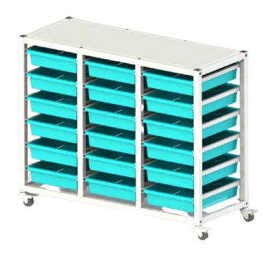 China CLASSIC Storage Trolley With Plastic Drawer Trolley Cart Drawer Storage Drawer Rolling Trolley for sale