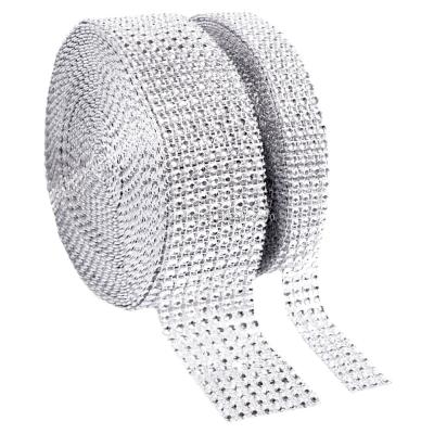 China 100% Eco-Friendly Roll 8 Row 1 10 Yard Acrylic Rhinestone Diamond Ribbon for Wedding Cakes, Birthday Decorations Baby Shower Events, for sale