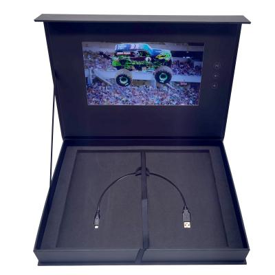 China Europe High Quality Digital LCD Video Brochure Gift Box Video Greeting Card For Advertising Invitation for sale