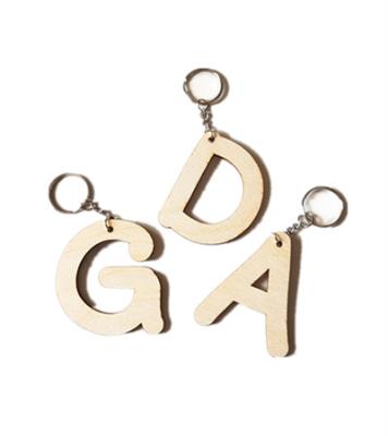 China Custom Laser Cut Wooden Keychains Key Chain Custom Logo for sale