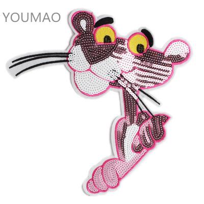 China custom 3D sequin patch sew on embroidery patch for garment for sale