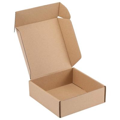 China Recycled Materials Ebur New Arrive Mailbox Cosmetics Kraft Paper Thin White Long Shipping Boxes for sale