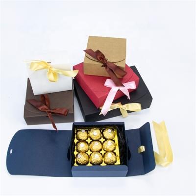 China China Manufacturer Customized Food Grade Cardboard Gourmet OEM Handmade Chocolate Boxes for sale