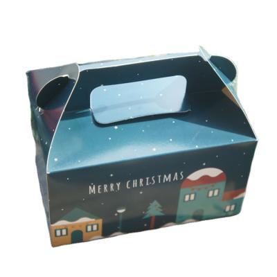 China Handmade Mini Paper Christmas Wedding Bridesmaid Candy Gift Box Acceptable Customize Packaging With Custom Logo Christmas Box for sale