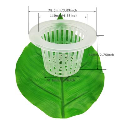 China CLASSIC Vertical Agriculture 80#70 Greenhouse Plant Planting Mesh Net Pot Plastic Net Pots For Hydroponic Systems Greenhouse Posts for sale