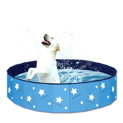 China 2021 Sustainable New Product Collapsible PVC Dog Tank Four Classes Children And Pets Outdoor Swimming Pool for sale