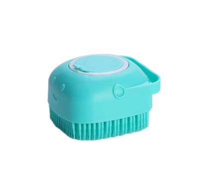 China Shower Massage Silicone Stocked Portable Rubber Cleaning Brush Remove Floating Pet Hair for sale