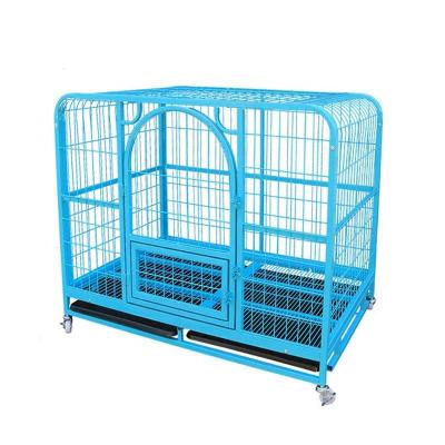 China Breathable High Quality Collapsible Custom Houses Carriers Metal Color Pet Dog Cage Kennel for sale