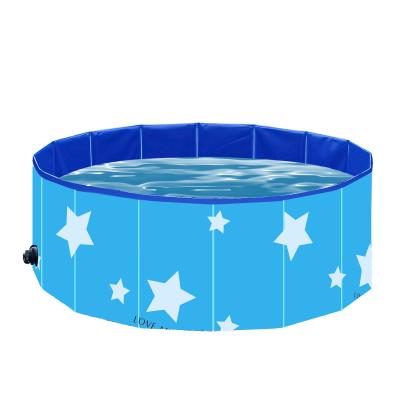 China PVC Sustainable Portable Bathtub Swimming Pond For Kids And Pets Easy To Carry With Drain Plug for sale