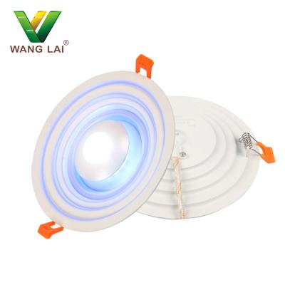 China New modern aluminum colorful round and square design patent cob 5w 7w 15w 18w led panel light for sale