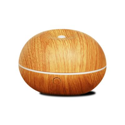 China Household Grain Air Humidifier Ultrasonic Aroma Wooden Lights Colorful Diffuser Ultrasonic Essential Oil Diffuser for sale