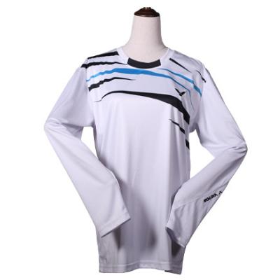 China Polyester White Long Sleeve Custom Made T Shirts O Neck Sport Style For Men for sale