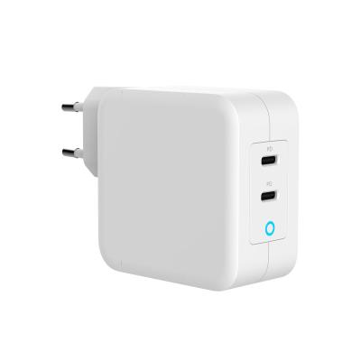 China Unique High Output 120W GAN Tech Wall Charger CB CE Home Appliances kc PSE ETL 2 USB-C Ports 100W Laptop Charger for sale