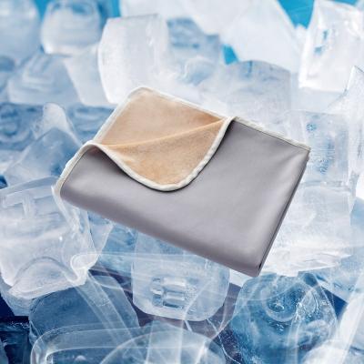 China Factory Direct Queen King Size Cold Ice Anti-Static Weighted Cooling Blankets Adults For Hot Sleepers for sale