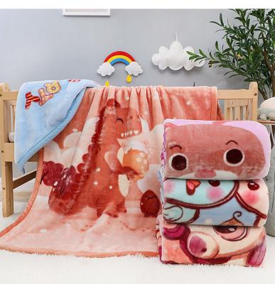 China PORTABLE Custom Knitted Super Soft Polyester Baby Wrapping Flannel Fleece Blanket For Newborns for sale