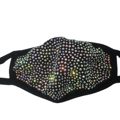 China Professional Party Use Production Party Mask With Rhinestone Fashion Design Mask For Party for sale