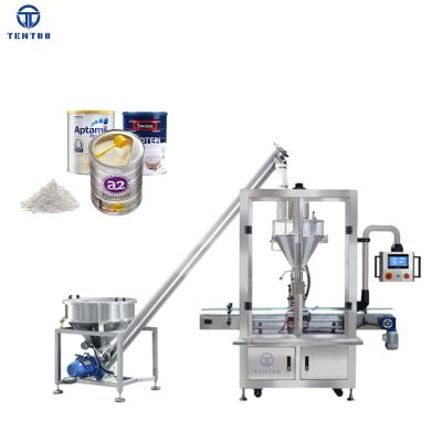 China Food Easy To Use Automatic Stainless Steel Glucose 50g 500g Solid Drinks Powder Bottle Filling Machine for sale